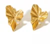 HEART N'PEARL EARRINGS