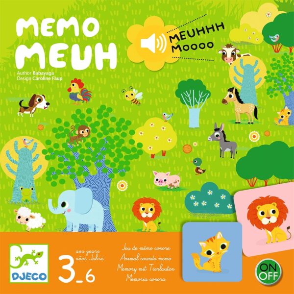 Djeco Επιτραπέζιο Μνήμης Meuh - Image 2