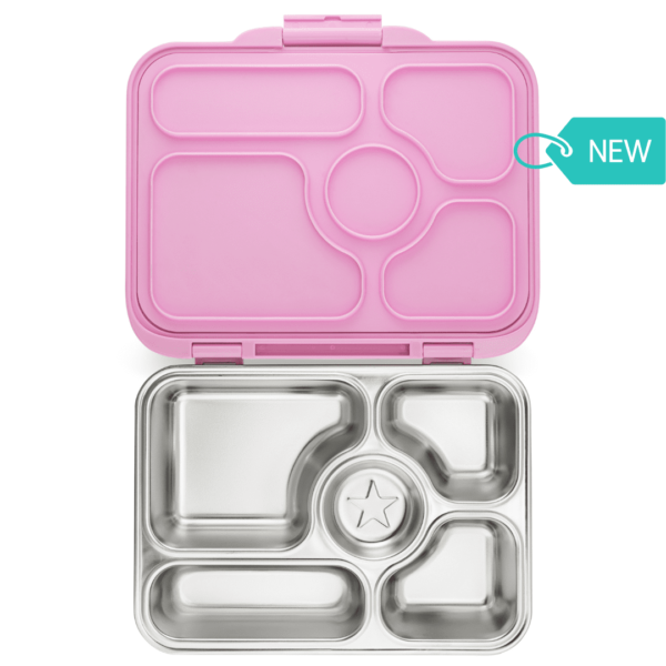 Ανοξείδωτο Φαγητοδοχείο Yumbox Presto με 5 χωρίσματα – Rose Pink