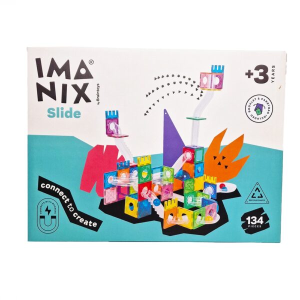 Imanix Μαγνητικό Παιχνίδι Κατασκευών Τόμπογκαν 134 τμχ