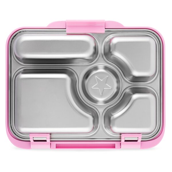 Ανοξείδωτο Φαγητοδοχείο Yumbox Presto με 5 χωρίσματα – Rose Pink - Image 2