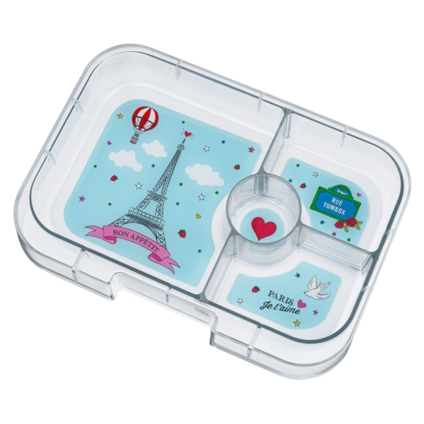 Φαγητοδοχείο Yumbox Panino με 4 χωρίσματα – Μωβ – Παρίσι - Image 3