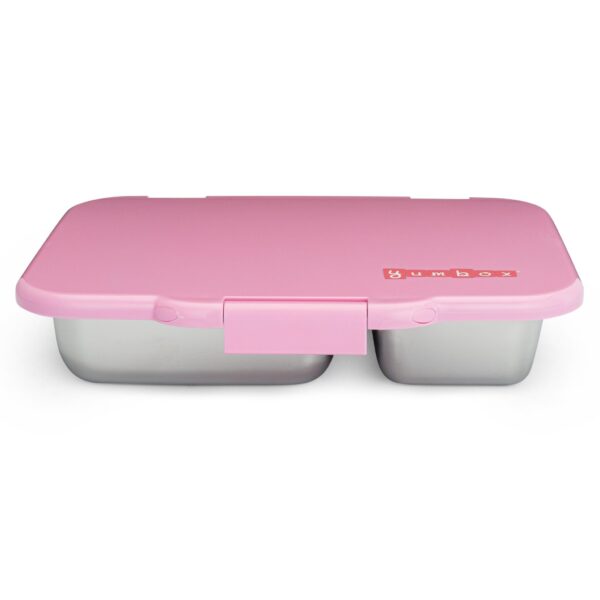 Ανοξείδωτο Φαγητοδοχείο Yumbox Presto με 5 χωρίσματα – Rose Pink - Image 3