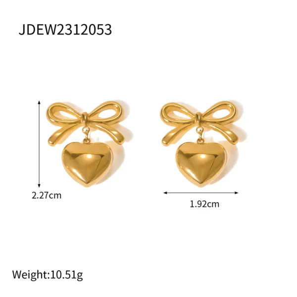 HEART N’BOW STUDS - Image 5