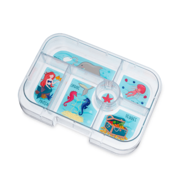 Φαγητοδοχείο Yumbox Original με 6 χωρίσματα – Ροζ – Γοργόνες - Image 6