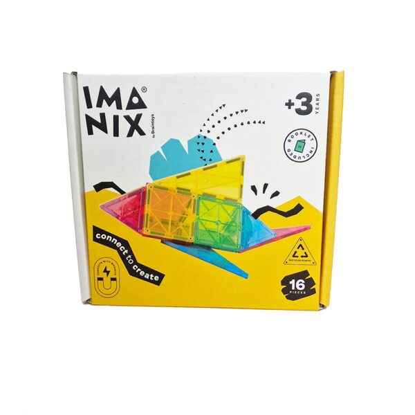 Imanix Μαγνητικό Παιχνίδι Κατασκευών 16 τμχ