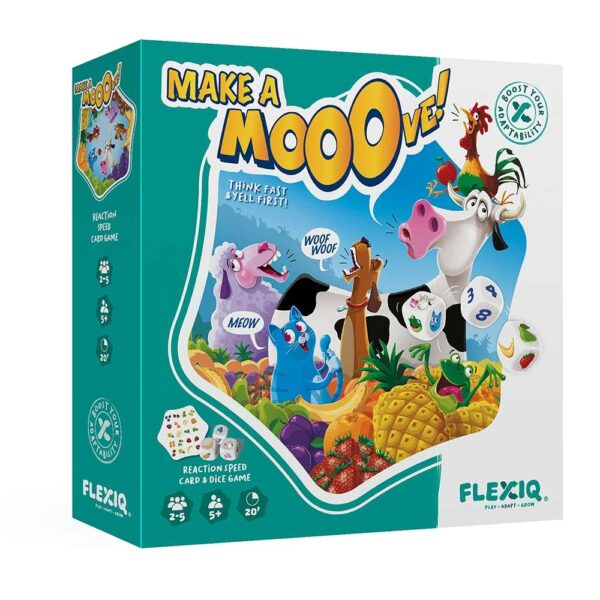 FlexiQ Επιτραπέζιο παιχνίδι με ζάρια & κάρτες Κάνε μια κίνηση
