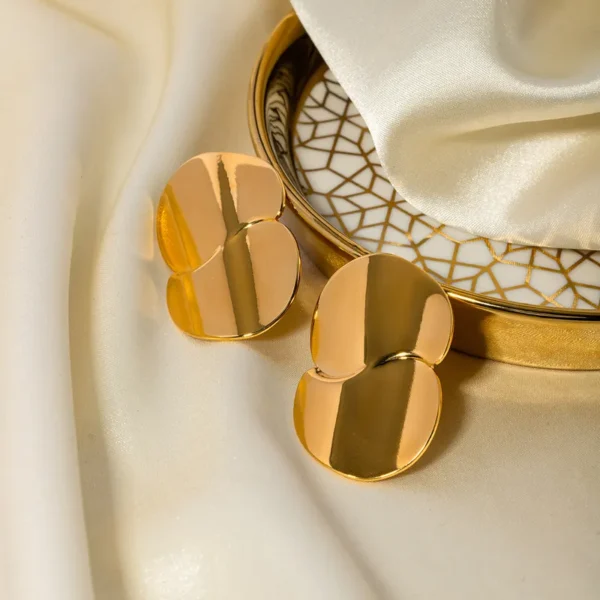 CLOUDS GOLD EARRINGS
