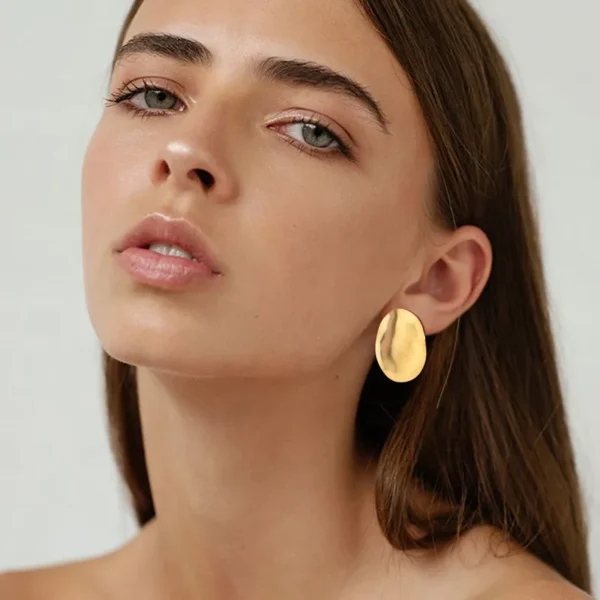 MAYA GOLD EARRING - Image 3