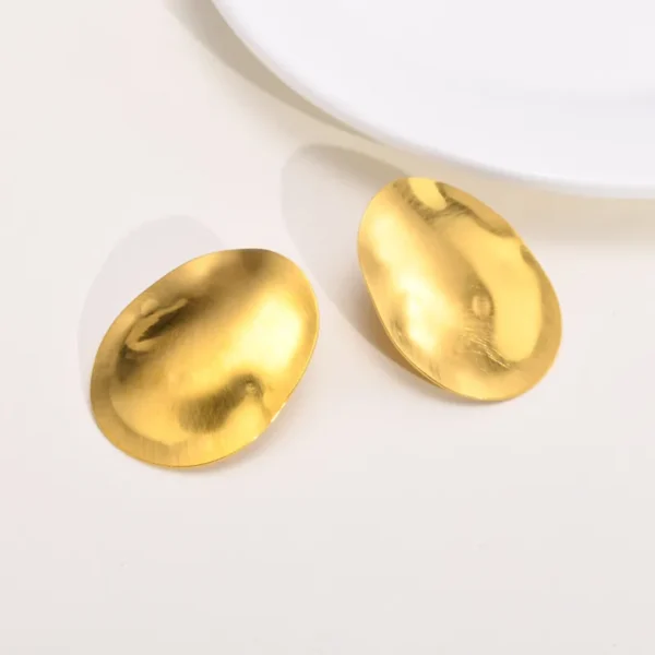 MAYA GOLD EARRING - Image 4