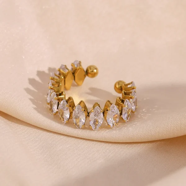 WATER DROPS ZIRCON RING - Image 4