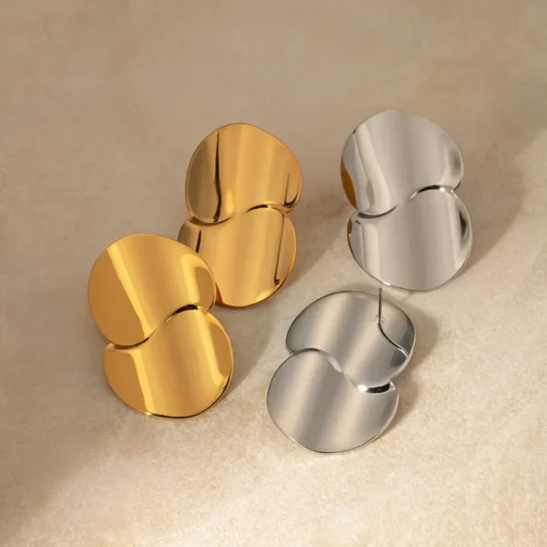 CLOUDS SILVER EARRINGS - Image 2