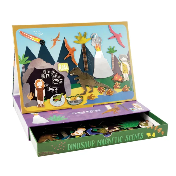 Floss & Rock Magnetic Play Scenes, Dinosaur