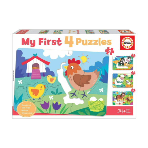 Educa My First 4 Puzzles – Mothers & Babies