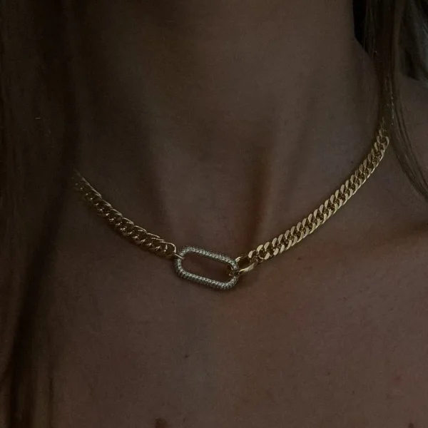 ZIRCON BAR NECKLACE