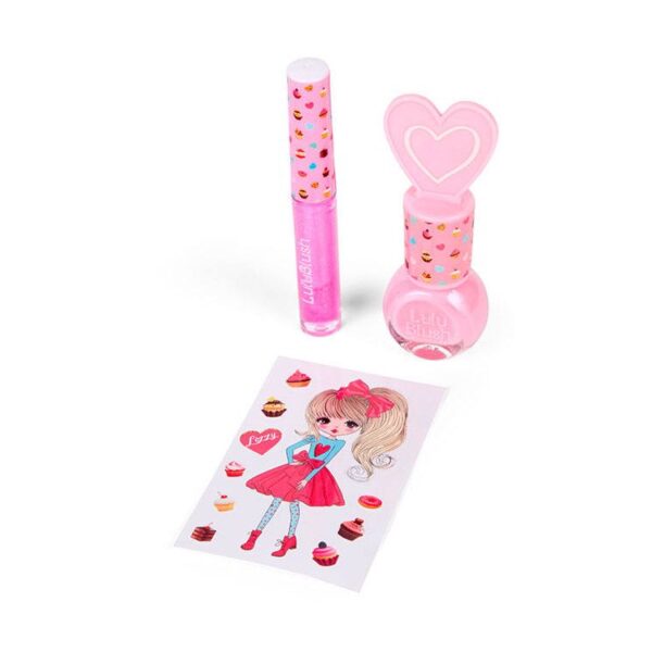 CREATE IT! LULU BLUSH ΠΑΙΔΙΚΟ ΣΕΤ ΜΑΚΙΓΙΑΖ GLITTER ΣΕ ΘΗΚΗ TROLLEY - Image 2