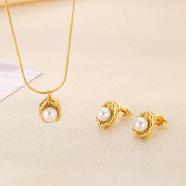 SAYLOR PEARL GOLD SET - Image 5