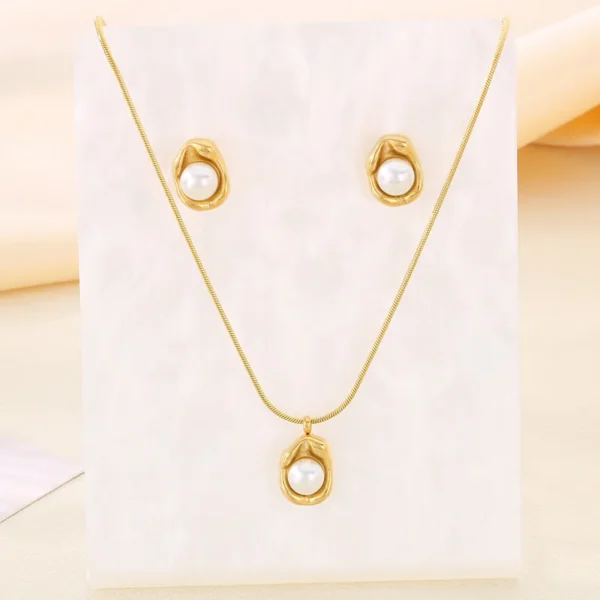 SAYLOR PEARL GOLD SET - Image 4