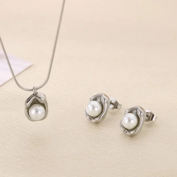 SAYLOR PEARL SILVER SET - Image 2