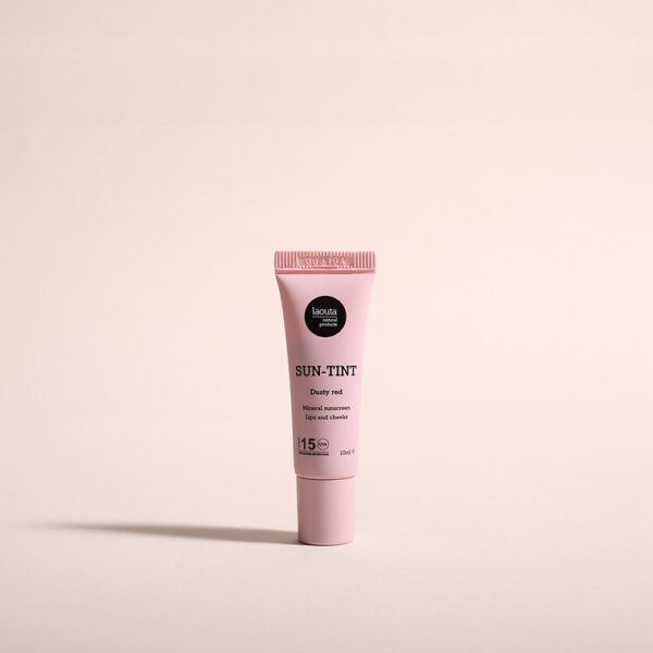 Laouta Sun Tint Dusty red Αντηλιακό, ενυδατικό και θρεπτικό balm SPF15 10ml