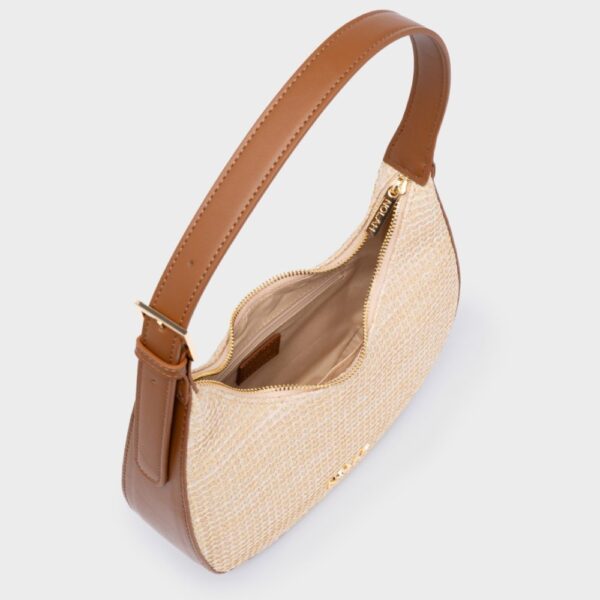 Nolah Γυναικεία Τσάντα Ώμου Nantes Beige Brown - Image 6