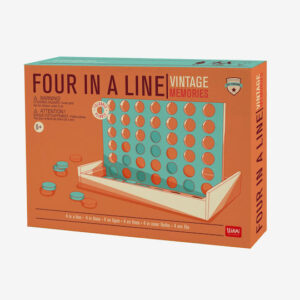 Επιτραπέζιο Παιχνίδι Four In A Line Vintage Memories για 2 Παίκτες 6+ Ετών (EN) Legami Milano