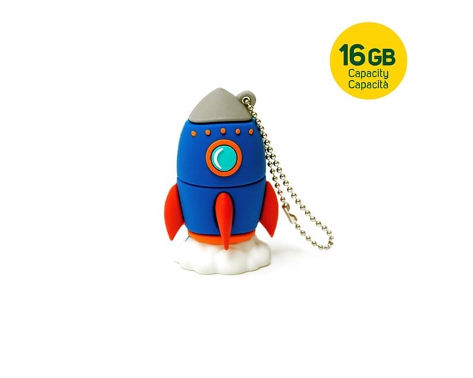 USB FLASH DRIVE 16GB 4x4,8x2,5cm ROCKET